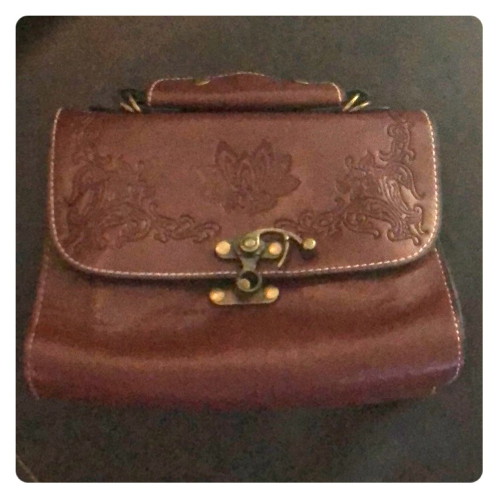 Brown satchel